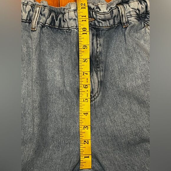 Zara Baggy Paperbag jeans with front patch pockets size 6 - Picture 9 of 9